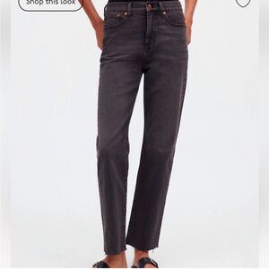 Madewell women’s 90’s straight crop Jean
